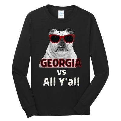 Georgia Vs All Yall Retro Vintage Tall Long Sleeve T-Shirt