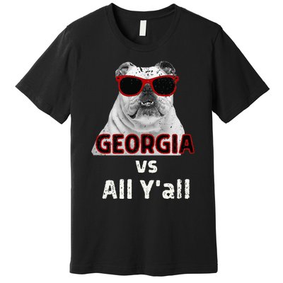 Georgia Vs All Yall Retro Vintage Premium T-Shirt