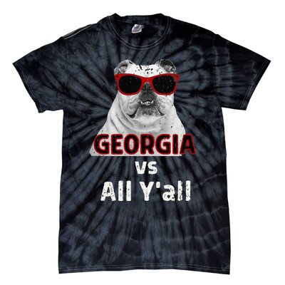 Georgia Vs All Yall Retro Vintage Tie-Dye T-Shirt