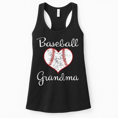 Grandma Vintage Baseball Grandma Womens Tank Top