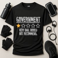 Government Very Bad Would Not Recommend Cooling Performance Crew T-Shirt