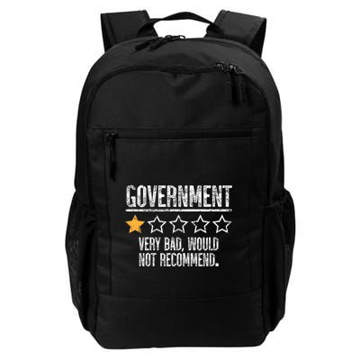 Government Very Bad Would Not Recommend Backpack