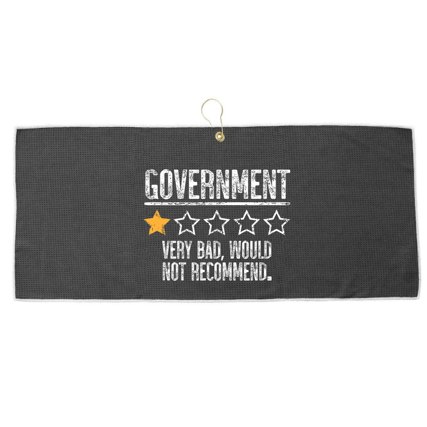 Government Very Bad Would Not Recommend Large Microfiber Waffle Golf Towel
