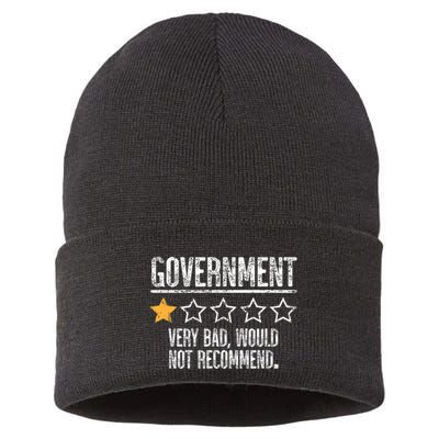 Government Very Bad Would Not Recommend Sustainable Knit Beanie