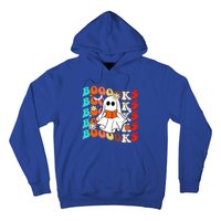 Groovy Vintage Boooks Ghost Halloween Teacher Book Reading Cool Gift Hoodie