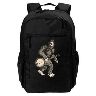 Grassquatch! Vintage Bigfoot & Bluegrass Banjo Music Backpack