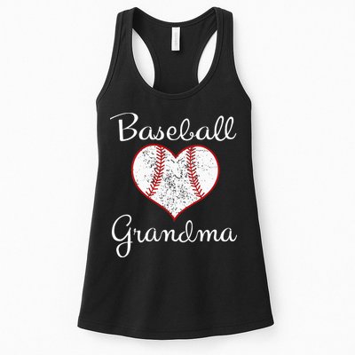 Grandma Vintage Baseball Grandma Womens Tank Top