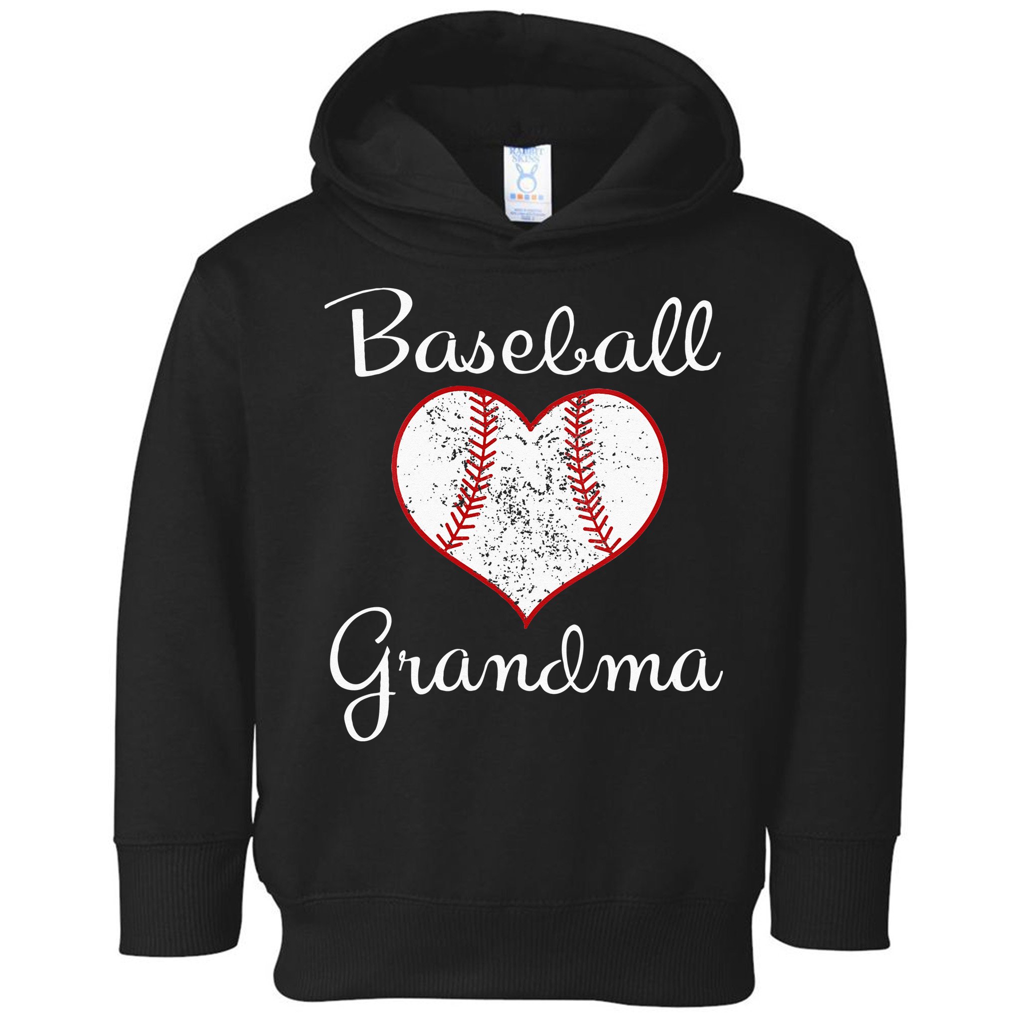 Grandma Vintage Baseball Grandma Toddler Hoodie
