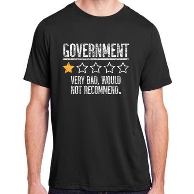 Government Very Bad Would Not Recommend Adult ChromaSoft Performance T-Shirt