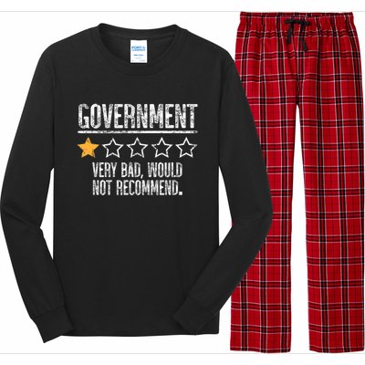 Government Very Bad Would Not Recommend Long Sleeve Pajama Set