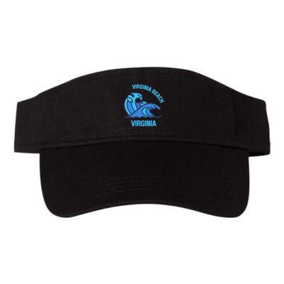 Graphic Virginia Beach Virginia Pocket Wave Souvenir Visor
