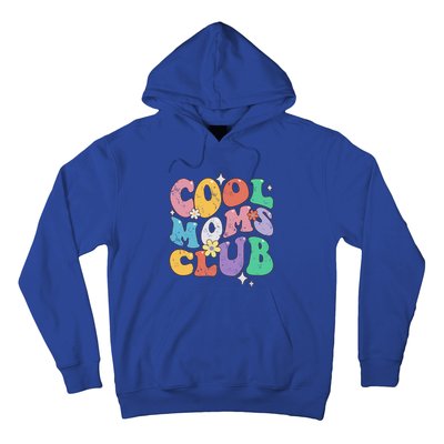 Groovy Vintage Cool Moms Club Funny Smile MotherS Day Gift Hoodie