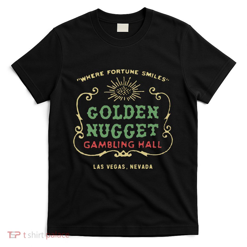 Golden Vegas Casino Hotel Retro Vintage T-Shirt