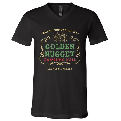 Golden Vegas Casino Hotel V-Neck T-Shirt