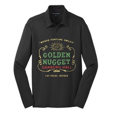 Golden Vegas Casino Hotel Silk Touch Performance Long Sleeve Polo