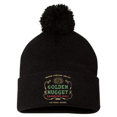 Golden Vegas Casino Hotel Pom Pom 12in Knit Beanie