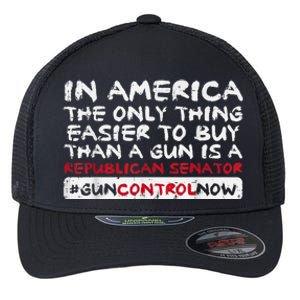 Gun Violence Control Easier Buy Republican Orange Flexfit Unipanel Trucker Cap