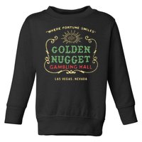 Golden Vegas Casino Hotel Retro Vintage Toddler Sweatshirt