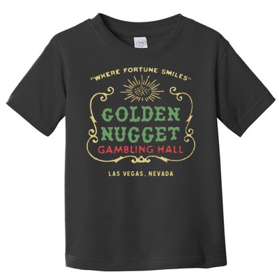 Golden Vegas Casino Hotel Retro Vintage Toddler T-Shirt