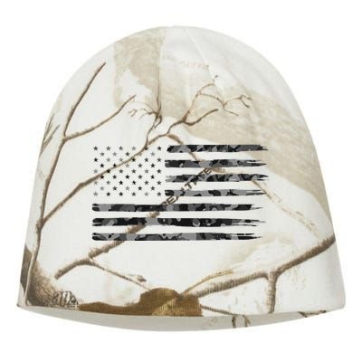 Grey Vintage Camo American Flag Kati - Camo Knit Beanie