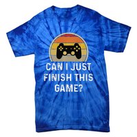 Gamer Vintage Can I Just Finish This Game Tie-Dye T-Shirt