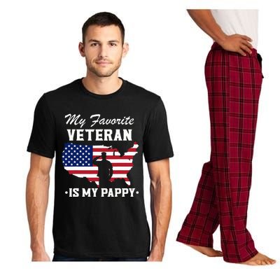 Grandpa Veterans Day My Favorite Veteran Is My Pappy Pajama Set