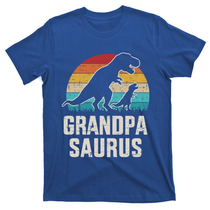 Grandpasaurus Vintage Dinosaur For Grandpa From Grand Gift T-Shirt