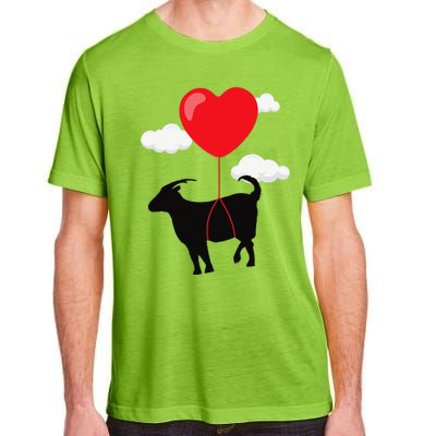 Goat Valentine's Day Valentines Gift For Farmer Adult ChromaSoft Performance T-Shirt