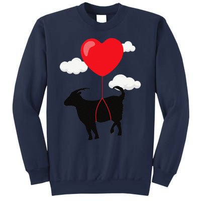 Goat Valentine's Day Valentines Gift For Farmer Sweatshirt