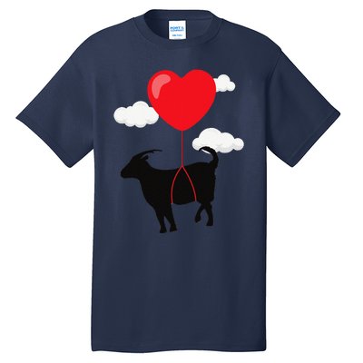 Goat Valentine's Day Valentines Gift For Farmer Tall T-Shirt