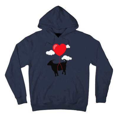 Goat Valentine's Day Valentines Gift For Farmer Tall Hoodie