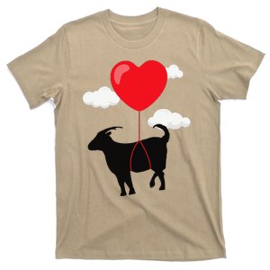 Goat Valentine's Day Valentines Gift For Farmer T-Shirt