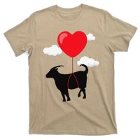 Goat Valentine's Day Valentines Gift For Farmer T-Shirt