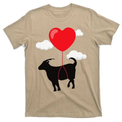 Goat Valentine's Day Valentines Gift For Farmer T-Shirt