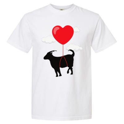 Goat Valentine's Day Valentines Gift For Farmer Garment-Dyed Heavyweight T-Shirt