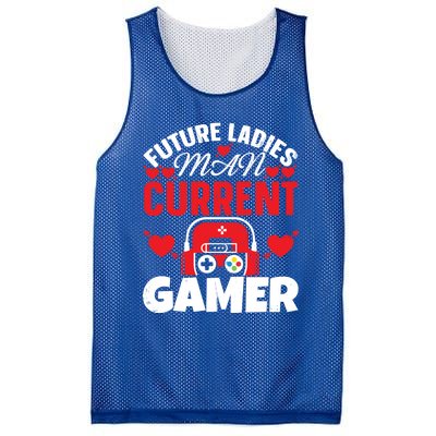 Gamer Valentine's Day A Future Ladies Current Gamer Gift Mesh Reversible Basketball Jersey Tank