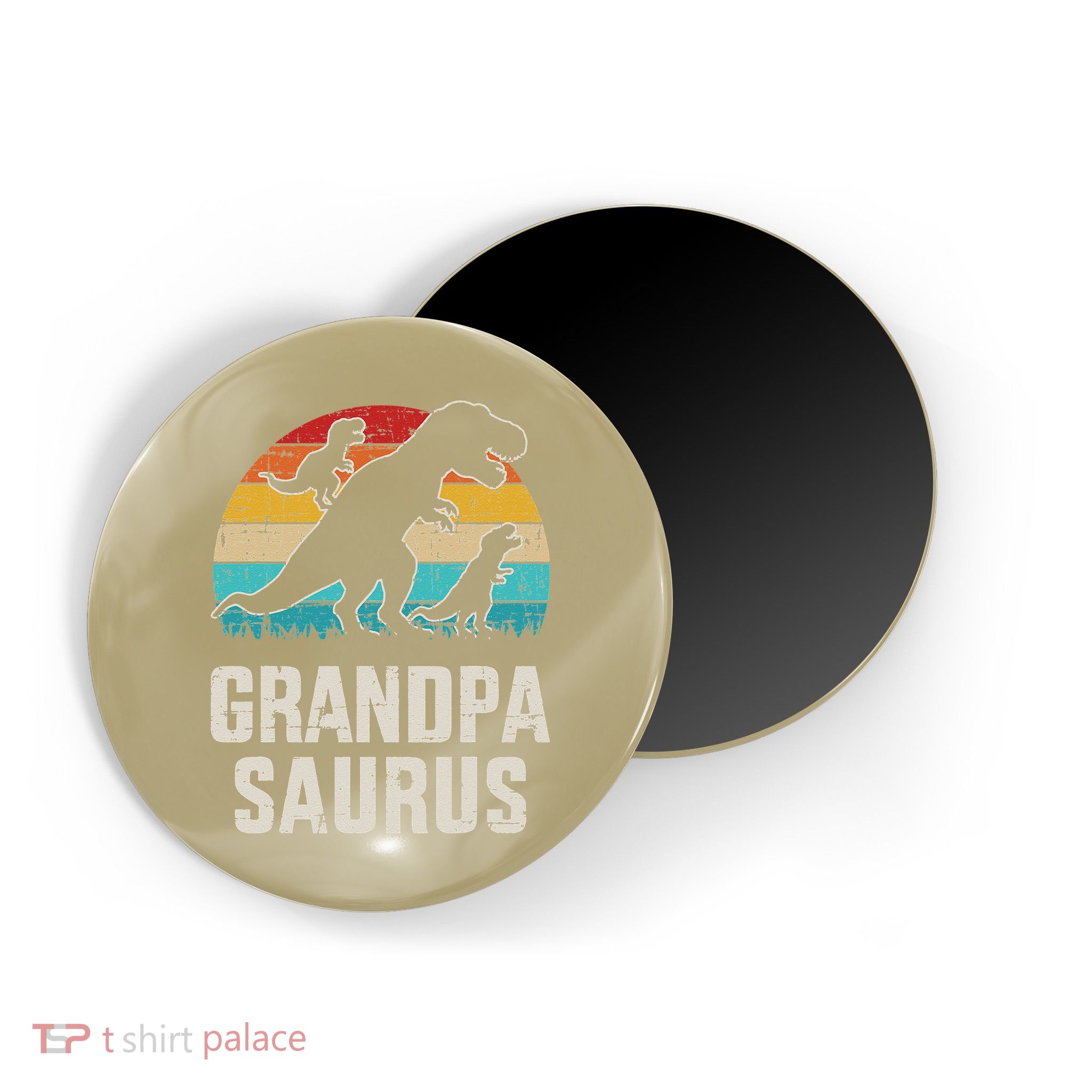 Grandpasaurus Vintage Dinosaur For Grandpa Fathers Day Magnet
