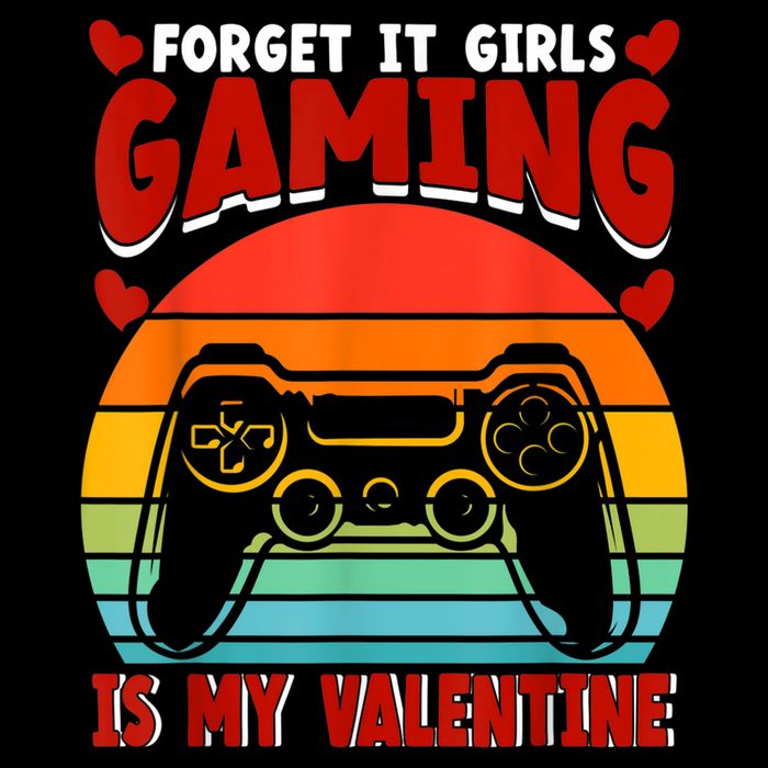 Gamer Valentines Day Forget It Gaming Is My Valentine Sustainable Bucket Hat