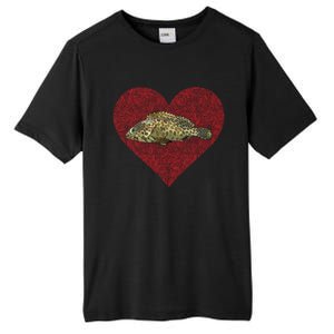 Groupers Valentines Day Fish Love Fingerprint Meaningful Gift Tall Fusion ChromaSoft Performance T-Shirt