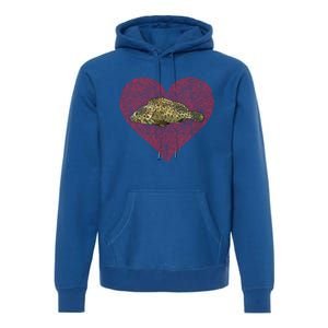 Groupers Valentines Day Fish Love Fingerprint Meaningful Gift Premium Hoodie