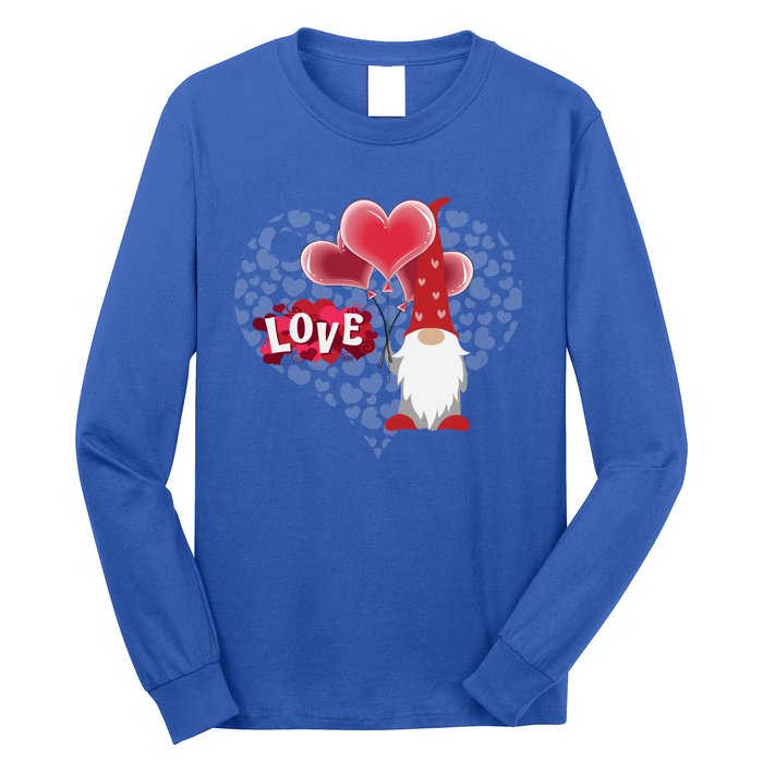 Gnome Valentine's Day Gift Love Great Teen Gift Long Sleeve Shirt