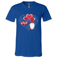 Gnome Valentine's Day Gift Love Great Teen Gift V-Neck T-Shirt