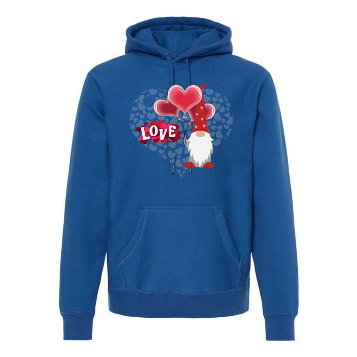 Gnome Valentine's Day Gift Love Great Teen Gift Premium Hoodie