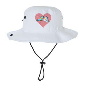 Guppies Valentines Day Fish Love Fingerprint Gift Legacy Cool Fit Booney Bucket Hat