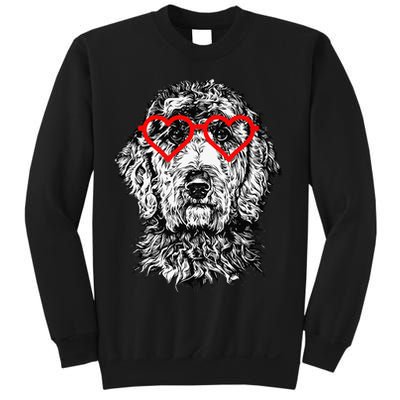 Goldendoodle Valentines Day Doodle Dog Mom Dog Lover Sweatshirt
