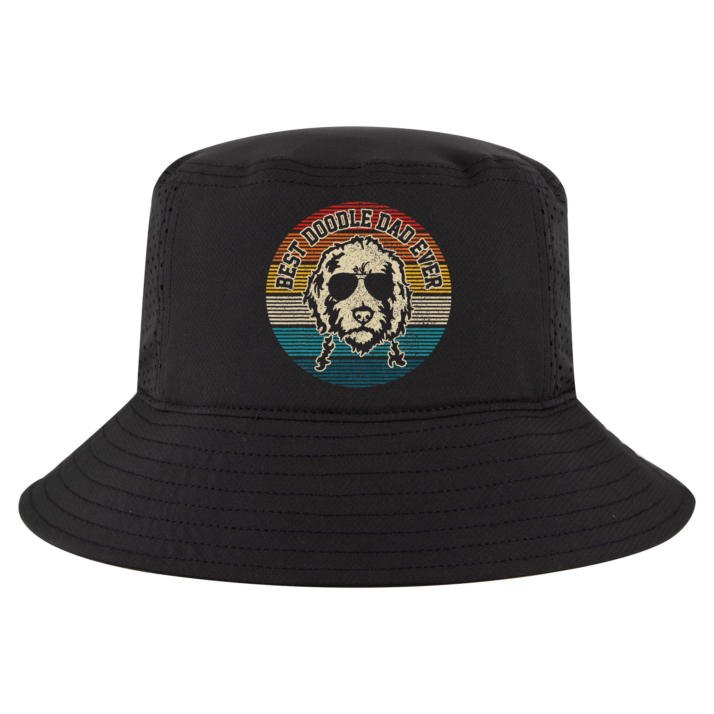 Goldendoodle Vintage Doodle Dad Dog Funny Gift Cool Comfort Performance Bucket Hat