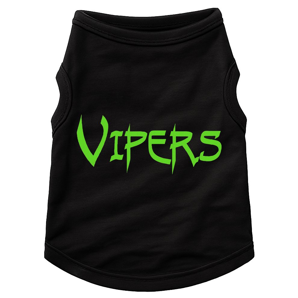 Go Vipers Football Baseball Basketball Cheer Team Fan Spirit Doggie Tank