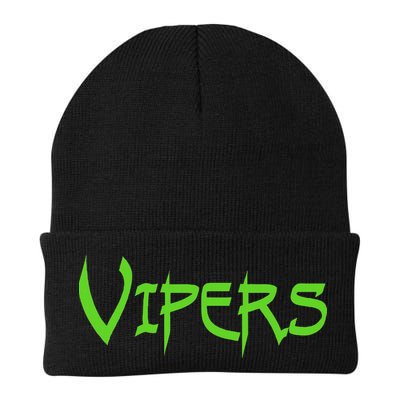 Go Vipers Football Baseball Basketball Cheer Team Fan Spirit Beanie