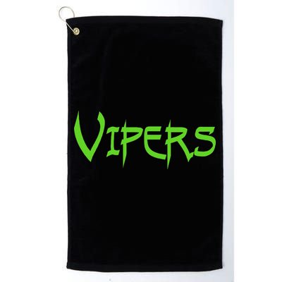 Go Vipers Football Baseball Basketball Cheer Team Fan Spirit Golf Towel