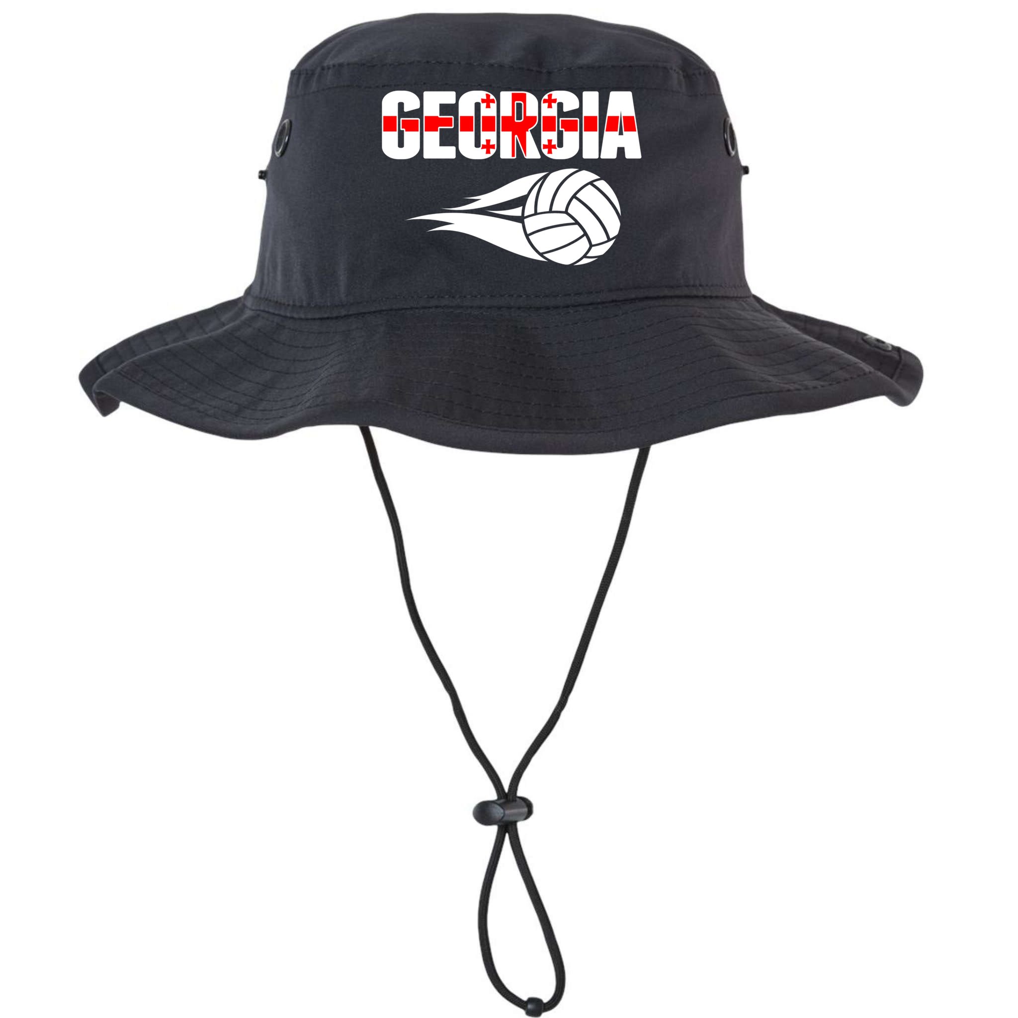 Georgia Volleyball Fans Jersey Gift Georgian Flag Sport Lovers Gift Bucket Hat